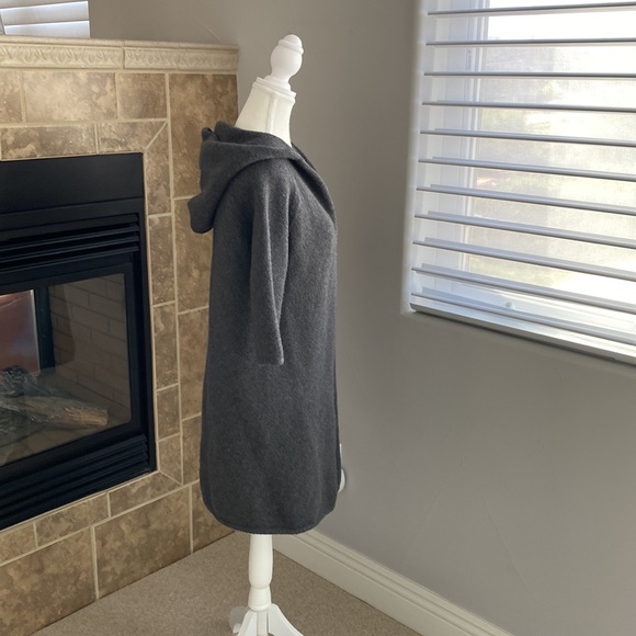 Hand-knit wool long cardigan - size XS - Picture 3 of 5